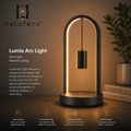 Haloferv™ Solara Arc Drift Lamp